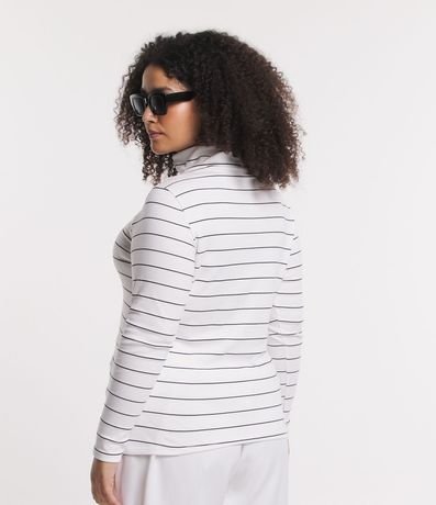 Blusa Manga Larga en Rib Rayada Curve & Plus Size 3