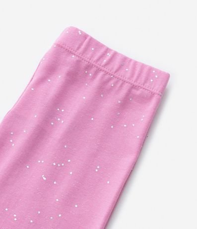 Pantalón Legging Infantil en Cotton con Purpurina Holográfica - Talle 5 a 14 años 4