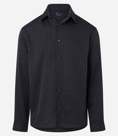 Camisa Leve Manga Larga con Rayas 9