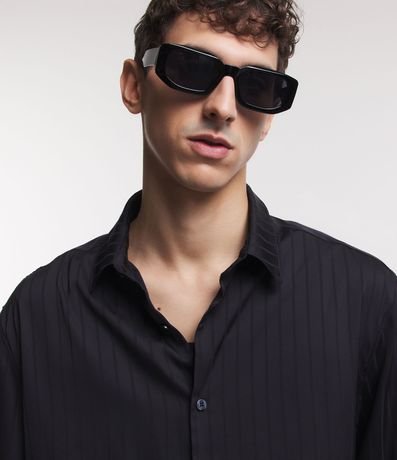 Camisa Leve Manga Larga con Rayas 7