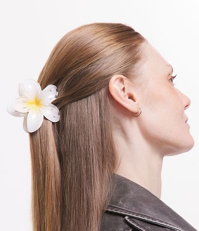 Pinza para el Pelo Mediana con Formato de Flor