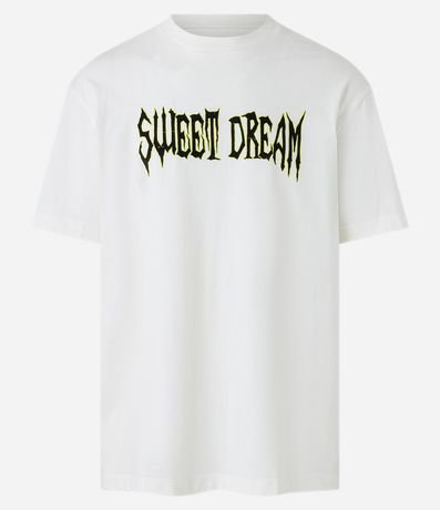 Remera Relaxed en Media Malla con Estampado Delantero y Espalda 6