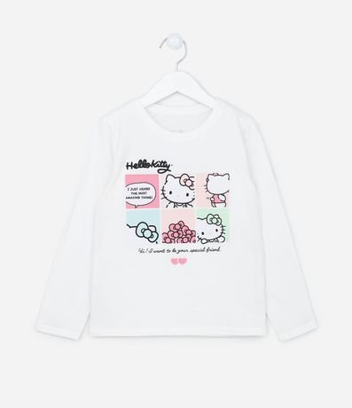 Remera Infantil con Estampa Hello Kitty - Talle 3 a 10 años