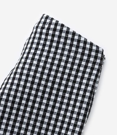 Short Pollera Infantil con Estampa de Cuadros y Moña - Talle 1 a 5 años 4