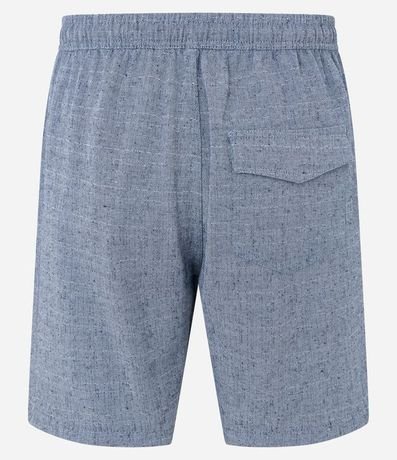 Bermuda Casual Texturizada con Cintura Elástica y Recortes 6