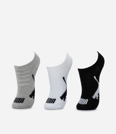 Kit 03 Medias Ballet Infantiles Puma - Talle 25 al 34