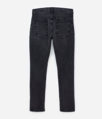 Pantalón Skinny en Jeans con Elastano Desteñida 8