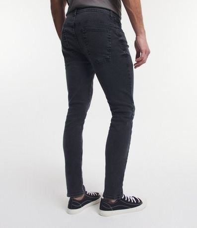 Pantalón Skinny en Jeans con Elastano Desteñida 3