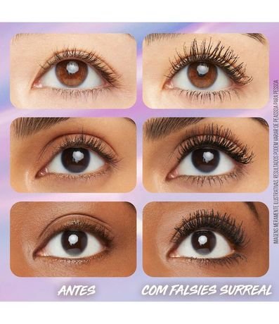 Mascara de Pestañas NY The Falsies Surreal Lavable Maybelline 2