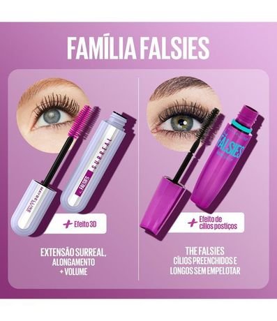 Mascara de Pestañas NY The Falsies Surreal Lavable Maybelline 7
