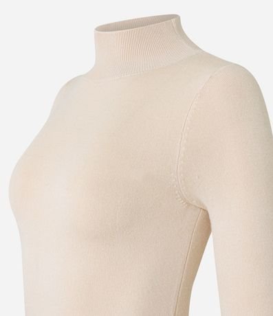 Blusa Básica en Viscosa con Cuello Alto 2