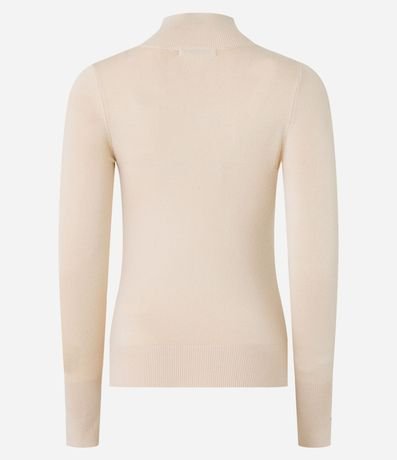 Blusa Básica en Viscosa con Cuello Alto 3