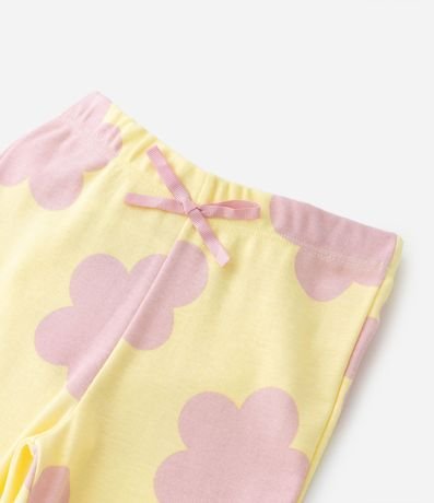 Pijama Largo Infantil con Estampado Floral - Talle 2 a 4 años 7