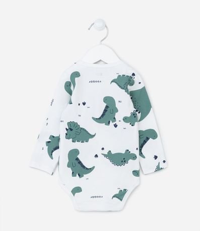 Body Largo Infantil con Estampado de Dinosaurios - Talle RN a 24 meses 2