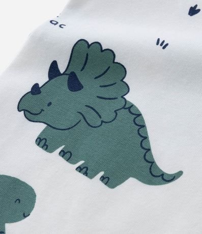 Body Largo Infantil con Estampado de Dinosaurios - Talle RN a 24 meses 3