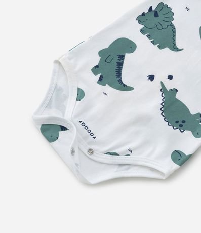Body Largo Infantil con Estampado de Dinosaurios - Talle RN a 24 meses 5
