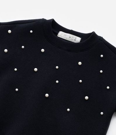 Buzo Algodón Infantil con Aplicación de Perlas - Talle 1 a 5 años 7