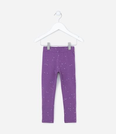 Pantalón Legging Infantil con Purpurina de Corazón - Talle 1 a 5 años 1