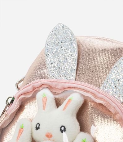 Bolsillo Infantil con Purpurina y Detalle de Conejo en lo Bolsillo - Talle U 3