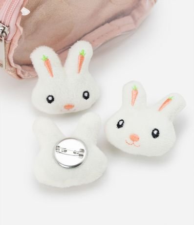 Bolsillo Infantil con Purpurina y Detalle de Conejo en lo Bolsillo - Talle U 5