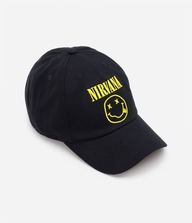 Gorra Visera Curva con Bordado de la Banda Nirvana 2