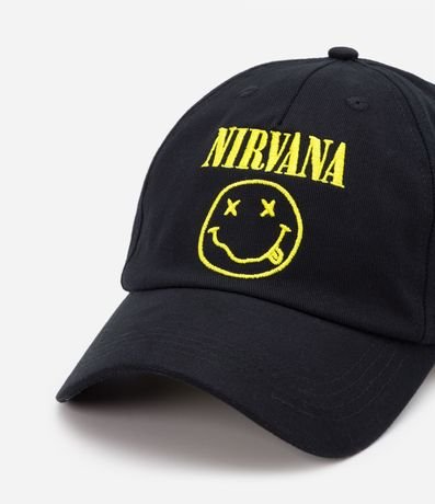 Gorra Visera Curva con Bordado de la Banda Nirvana 5