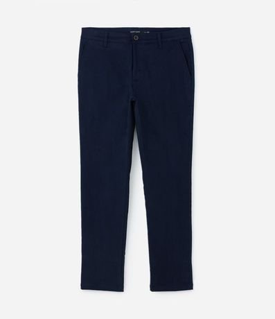 Pantalón Slim en Sarga Sastrería con Bolsillos 5