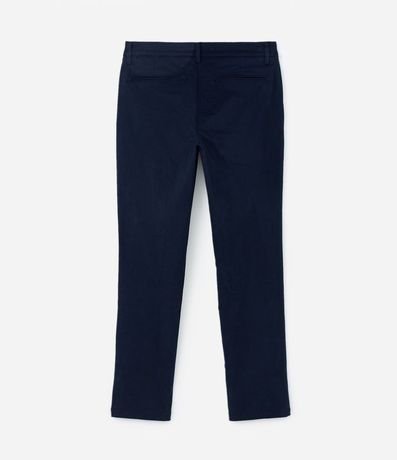 Pantalón Slim en Sarga Sastrería con Bolsillos 6