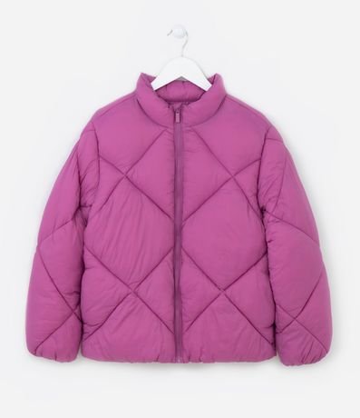 Campera Pesada Infantil con Cuello Alto y Gajos -  Talle 5 a 14 años