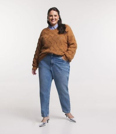 Suéter en Punto Diferenciado y Ligero Curve & Plus Size 2