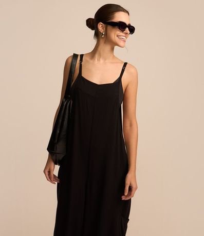 Mono en Viscosa con Bolsillo Cargo y Breteles Finos 2