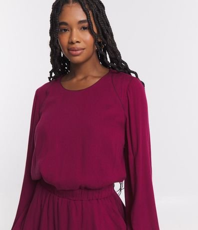 Vestido Corto en Viscosa con Volados en la Pollera 4