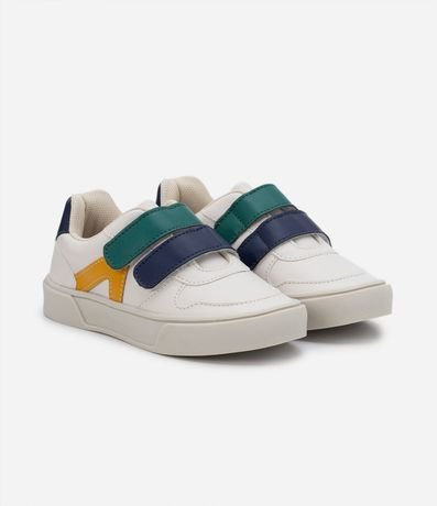 Zapatilla Infantil de Caña Baja con Tiras y Cierre de Velcro - Talles 22 al 28