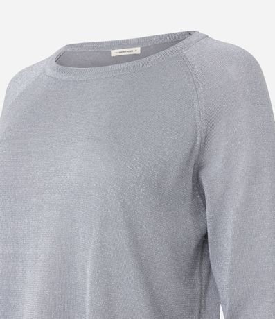 Suéter en Punto con Puños y Bajo Acanelados 7