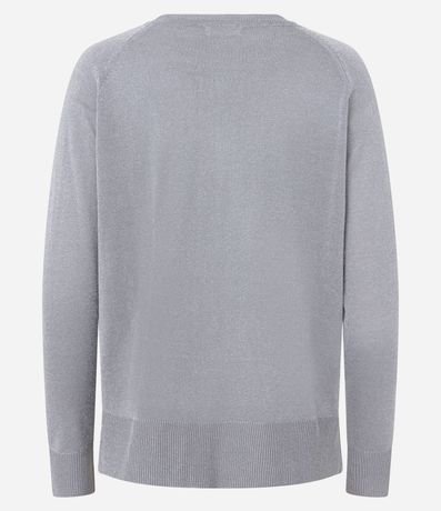 Suéter en Punto con Puños y Bajo Acanelados 8