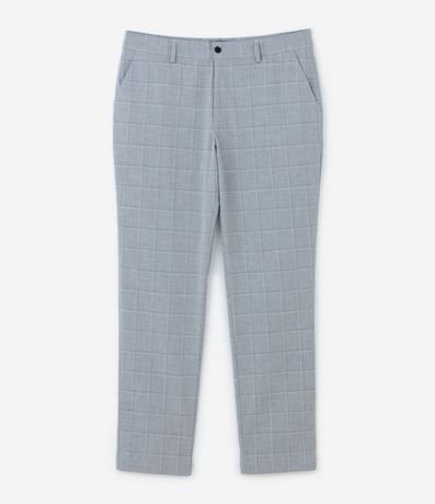 Pantalón Sastrería con Estampa de Cuadros 6