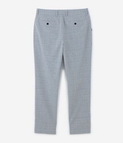 Pantalón Sastrería con Estampa de Cuadros 7