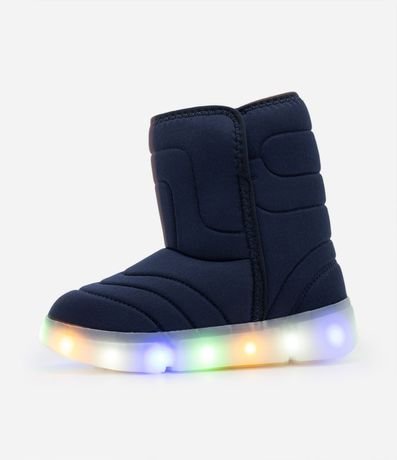 Bota Caña Corta Infantil con Suela con LED - Talle 21 al 28 6