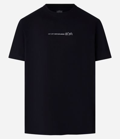 Remera Comfort en Algodón Peruano con Estampa Exploring 4