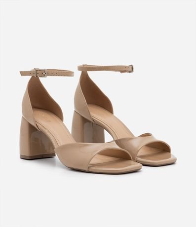 Sandalia en Pu con Tacón Grueso 5