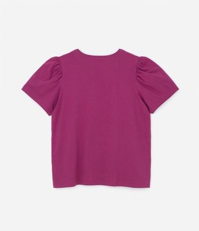 Blusa en Algodón con Manga Abullonada Curve & Plus Size 6