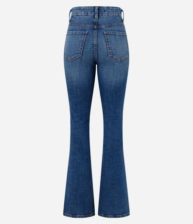 Pantalón Bootcut en Jeans con Bolsillos Diferenciados 7