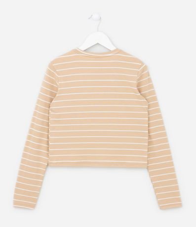 Remera Infantil con Estampado Rayado - Talle 5 a 14 años 2