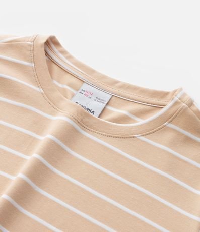 Remera Infantil con Estampado Rayado - Talle 5 a 14 años 5