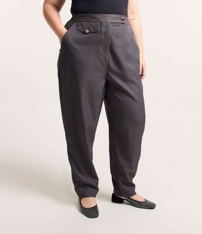 Pantalón Recto Sastrería Raya de Tiza Curve & Plus Size 2