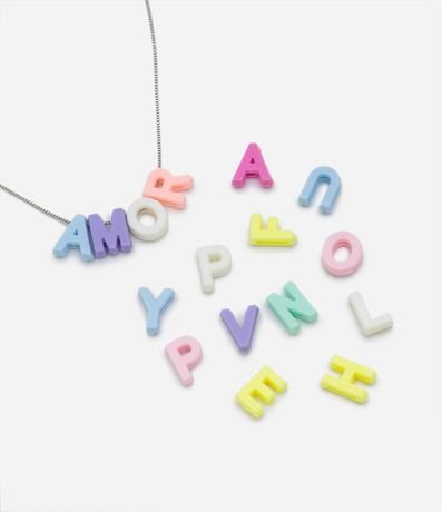 Collar Infantil con Letras Coloridas Interativas