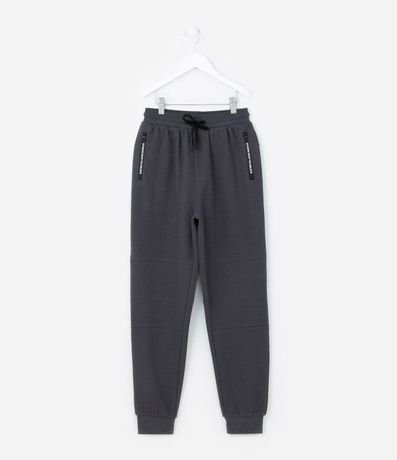 Pantalón Infantil en Piquet con Cintura y Bajo Elástico - Talle 5 a 14 años