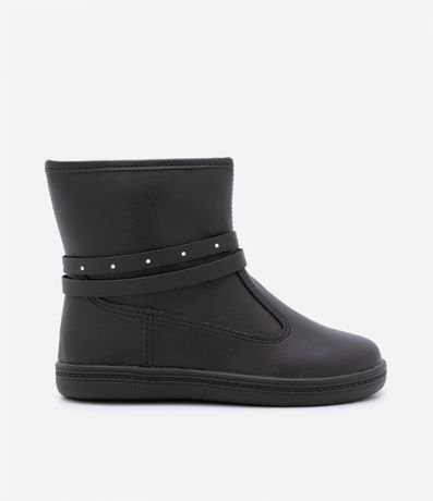 Bota Infantil en PU con Detalles de Strass - Talle 20 al 25 5