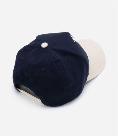 Gorra Visera Curva en Sarga con Bordado LA 3