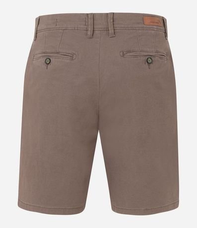 Bermuda Slim en Sarga con Elastano 8
